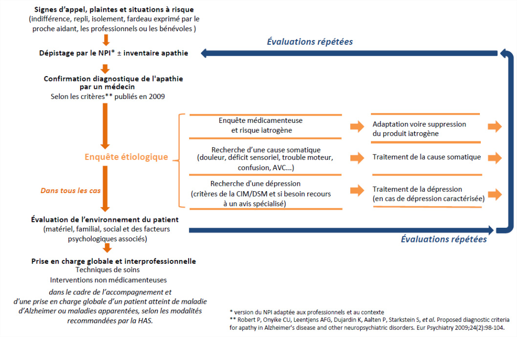 Diagnostic et prise en charge globale, pluri et interprofessionnelle de l'apathie