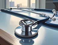 Firefly image de stéthoscope sur une table de médecin  57141
