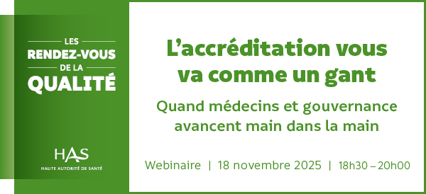 Webinaire “Accréditation des médecins”
