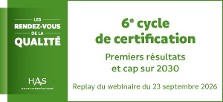 image à la une Regardez en replay le webinaire - 6e cycle de certification : premiers résultats et cap sur 2030