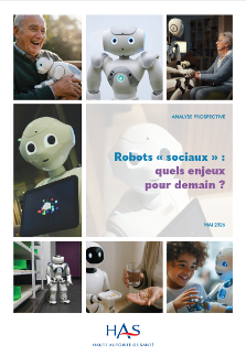 image à la une Robots « sociaux » : quels enjeux pour demain ? – Rapport d'analyse prospective 2026